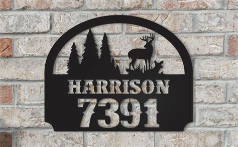 metal house signs personalized|free standing metal house signs.